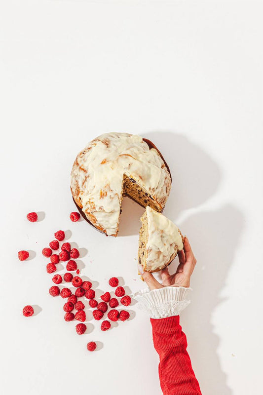 Panettone lampone e cioccolato bianco + Silverback
